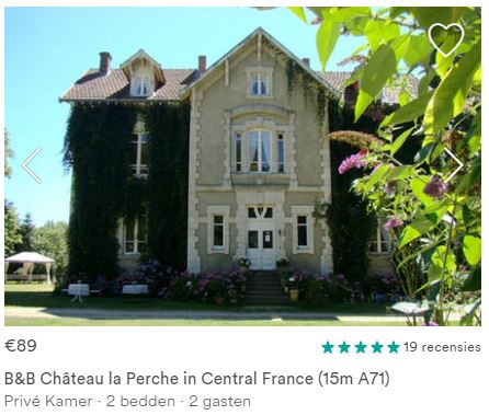 airbnb chateau la perche